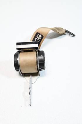 72117245886 Original Factory Genuine Rear Right Or Left Upper Seat Belt Retractor Oem Bmw E90 Beige