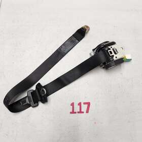 7l0857806c Porsche 03-06 Cayenne Passenger Right Rear Seat Belt Retractor Black Oem
