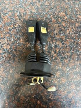 Porsche 911.803.183.01 911 Repa Dual Seat Belt Buckle Tunnel Receiver Set Oem 91180318301
