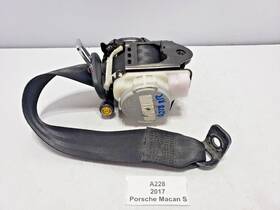 95b857805 Porsche 15-21 Oem Macan S 95b Rear Right Passenger Seat Belt Retractor Black