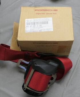 964.803.033.04 Porsche 1990-98 911 964 993 Seat Belt Retractor Inertia Reel Red