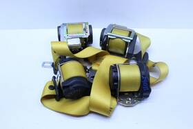 99680398103-24011 Porsche 911 996 997 Convertible Front Rear Seat Belt Left Driver Speed Yellow