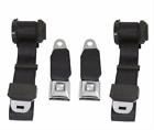 Rb-7882v-blk Retrobelt Retractable Lap And Shoulder Seat Belt System
