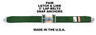 Rdn5021h-single Gator New Pair Latch Link Lap Belt Point Racing Snap