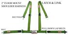 Rdn5053115bb Buggy Seat Belt Point Racing Latch Link Floor Mount Lime