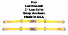 Rdn55001e Dodge New Pair Latch Link Seat Belt Point Snap Clip