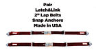 Rdn55001n Racerdirect New Pair Latch Link Seat Belt Point Snap Lap