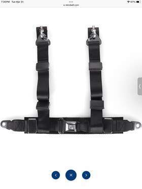 468-blk Retrobelt Pair Of 4-point Seat Belt Harness For 69 Camaro Classic Hot Rods Blk 468-blk Retrobelt Pair Of 4-point Seat Belt Harness For 69 Camaro Classic Hot Rods Blk