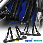 Rsb-4ptblk-2 Superbautoparts Pair Black Racing 684758673763