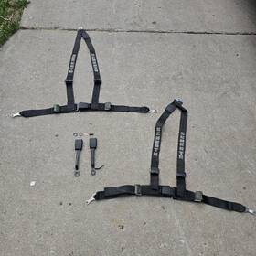 Schroth 3735007 Vtg Pair Original Schrotch Asm Typ Rallye 3 Point Safety Belt West Germany Audi