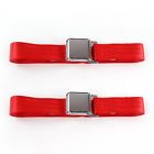 Stbcd950 Johnny Law Motors Dodge Charger Airplane Red Lap Bucket Seat