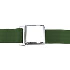 Stbsb3raageb1328960 Safetboy Army Green Retractable Seat Belt Airplane Buckle Each