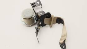 2477921 Subaru 2015-2019 Legacy Rear Left Driver Seat Belt Seatbelt Beige Oem