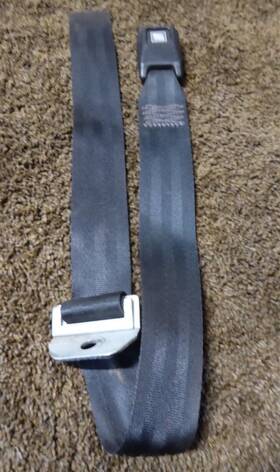 46-3230 Superior Datsun Vintage Industries Seatbelt Lap Belt Standard 209 Black