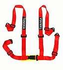 Tanaka Universal Red Point Camlock Quick Release Racing Seat Belt