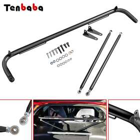 W27603214 Tenbaba W27603214/ys-03-02 48 Inch Coated Stainless Steel Black Racing Safety Seat Belt Harness Bar Across Rod