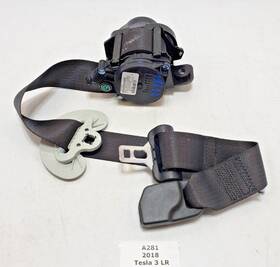 108125501d Tesla 2017-2023 Oem Model 3 Front Left Driver Side Seat Belt Retractor Black