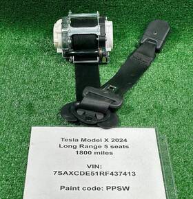 1615469-00-d Tesla 1615469-00-b 2021-2024 Model X 1st Row Seat Belt Retractor Right Oem