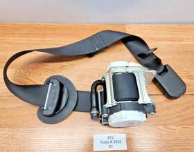 1615679-00-c Tesla 2022-2025 Oem Model X Front Left Driver Seat Belt Seatbelt Black