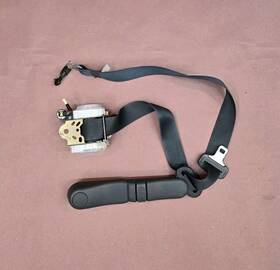 210-10947 Toyota 05 06 Tundra Front Left Driver Seatbelt Seat Belt Black Access Cab Oem