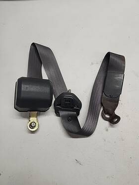 210.to1691 Toyota 1991 P/u Regular Cab Drivers Side Front Seat Belt Grey P413b8