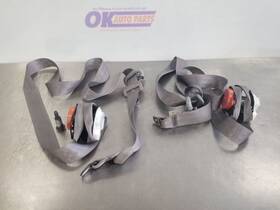 212.to1307 Toyota 07 2007 Landcruiser Third Row Seat Belt Retractor Set Gray