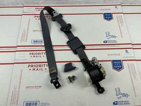 73220-04090-b0 Toyota 99 00 Tacoma Xtra Cab Front Left Seat Belt Moon Mist Oem