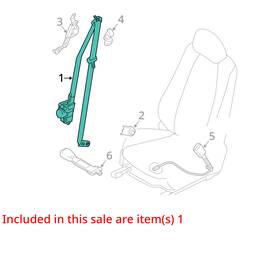 73220wb003 Toyota Seat Belt Front Driver Retractor Fits 16-20 Yaris 1642444 73220wb003 Toyota Seat Belt Front Driver Retractor Fits 16-20 Yaris 1642444