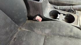 7323002310b0 Toyota 09-13 Corolla Passenger Right Front Seat Belt Buckle Receiver Charcoal 17