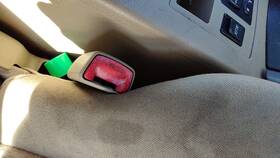 Toyota 732300r020b0 09-12 Rav-4 Passenger Right Front Seat Belt Buckle Receiver Sand Beige