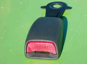 73240-20110-03 Toyota Celica 90-93 Front Right Seat Belt Buckle Oem Gray Gts 4wd
