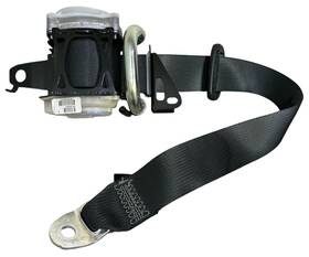 73360-06380-c1 Toyota Camry Seat Belt Passenger Right Rear Black 2019 2020 2021 2022 2023 2024