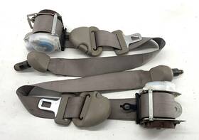 73360-0c040-e1 Toyota 05-07 Sequoia Right Left Pair Rear Second 2nd Row Shoulder Seat Belt Fawn