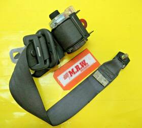 73370-20150-03-733702015003 Toyota Seat Belt Shoulder Harness Gray Driver Back Left Rear Car 90-91 Celica Liftback