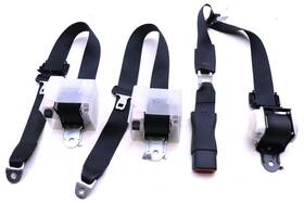 A5942a Toyota 2015 Camry Rear Left Right Center Seat Belt Retractor Black Set Of 3 Oem A5942a Toyota 2015 Camry Rear Left Right Center Seat Belt Retractor Black Set Of 3 Oem