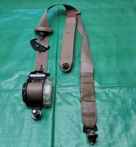 Tk-941-f927 Toyota - Takata 90-95 4runner Front Right Seat Belt And Buckle Passenger Tan