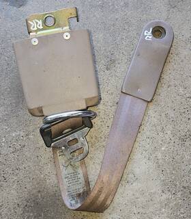 31226 Trw 92-96 1993 Ford F150 250 350 Passenger Rear Seat Belt Retractor Tan Ext Cab