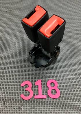 6g9n613k21hcw Trw 08-15 Land Rover Lr2 Right Rear 2nd Second Row Dual Seat Belt Latch Buckle Oem
