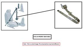 11b857705jraa Volkswagen Left Front Seat Belt Oem 21-22 Id.4