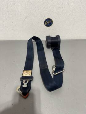 179857705 Volkswagen Vw Mk1 Rabbit Caddy Pick Up Navy Blue Left Front Seat Belt Oem