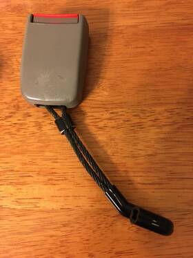 1j0857495b Volkswagen Oem 99-05 Vw Mk4 Gray Center Rear Seat Belt Buckle Receiver 1j0857495 Bfcp