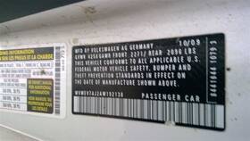 210-50255 Volkswagen Seat Belt Front Bucket Driver Buckle Fits 09-16 Eos 96081