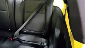 212.vw1c12 Volkswagen 2012 Beetle Hatchback Driver Rear Seat Belt W Retractor Black 94233