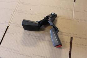 212.vw1l10 Volkswagen 2008 2009 2010 Jetta Rear Dual Seat Belt Buckles Black