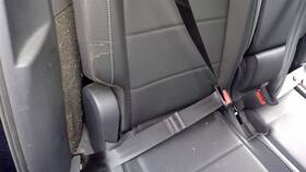212.vw1t18 Volkswagen 2018 Vw Tiguan Black Passenger Side Right Rear Seat Belt