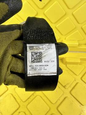 5n857805b Volkswagen 5n0857805 2009-2018 Tiguan 2nd Row Rear Left Side Seat Belt Oem