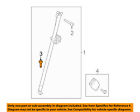 W505275s901 Ford Oem Second Belt Assembly Lower Bolt