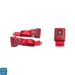 Gm Front Seat Belt Set W/ Retractors - Red Texture Buckle Black Emb 104FBLK. Fixed Price $354.99.