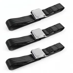 Ford Falcon 1966 - 1970 Airplane 2PT Black Lap Bench Seat Kit 3 Belts V8. Fixed Price $124.50.
