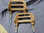 86 - 93 Volvo 240 740 940 Brown Front Seat Head Rest Set Oem Lh Rh. Fixed Price $64.99.